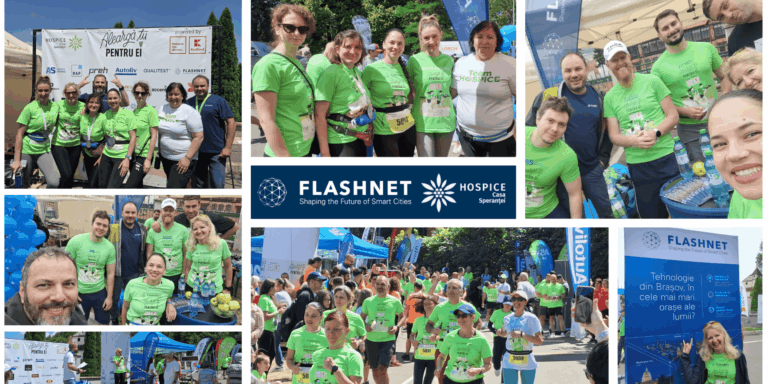 Flashnet, running with purpose at Hospice Cross
