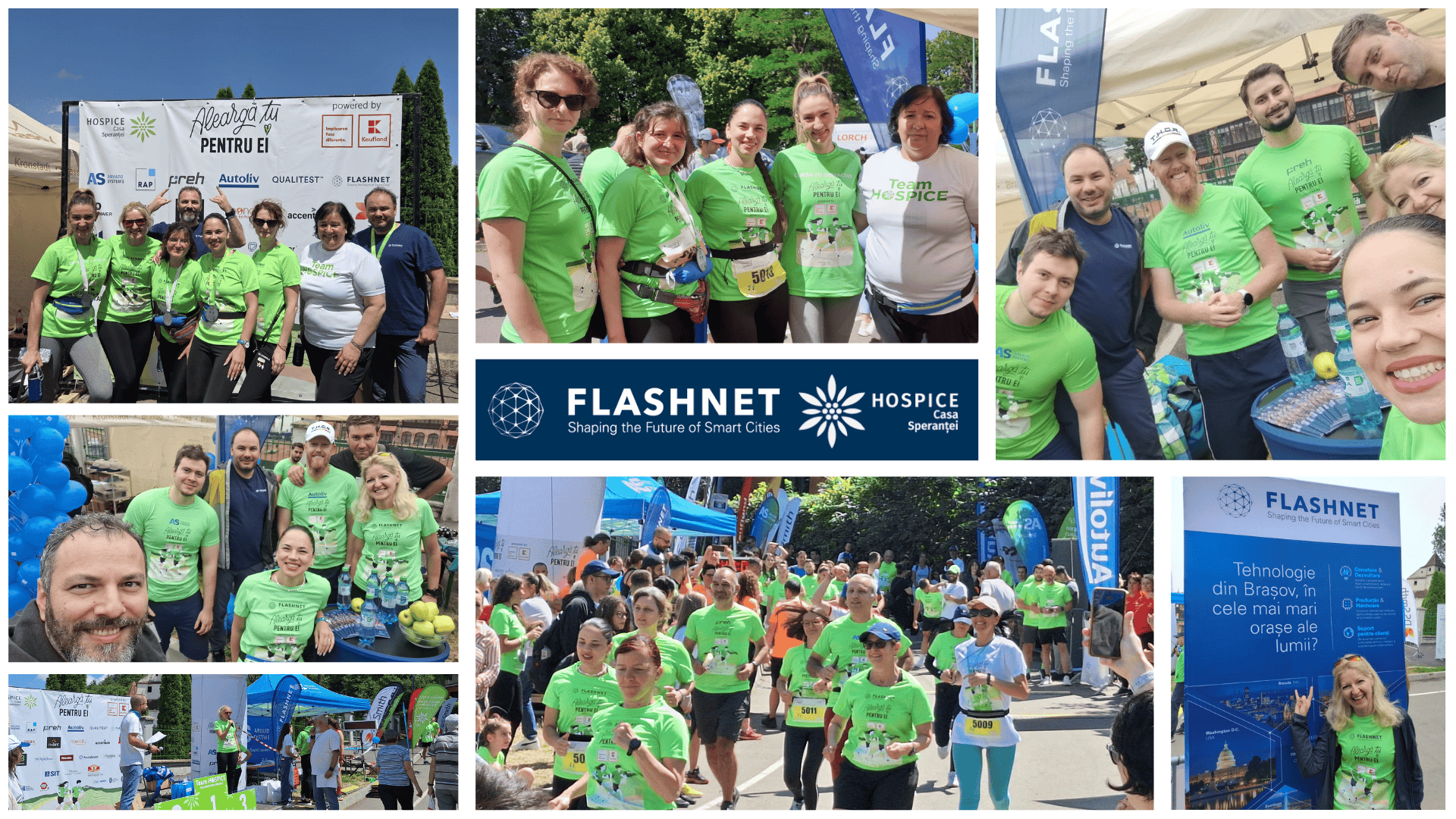 Flashnet, running with purpose at Hospice Cross